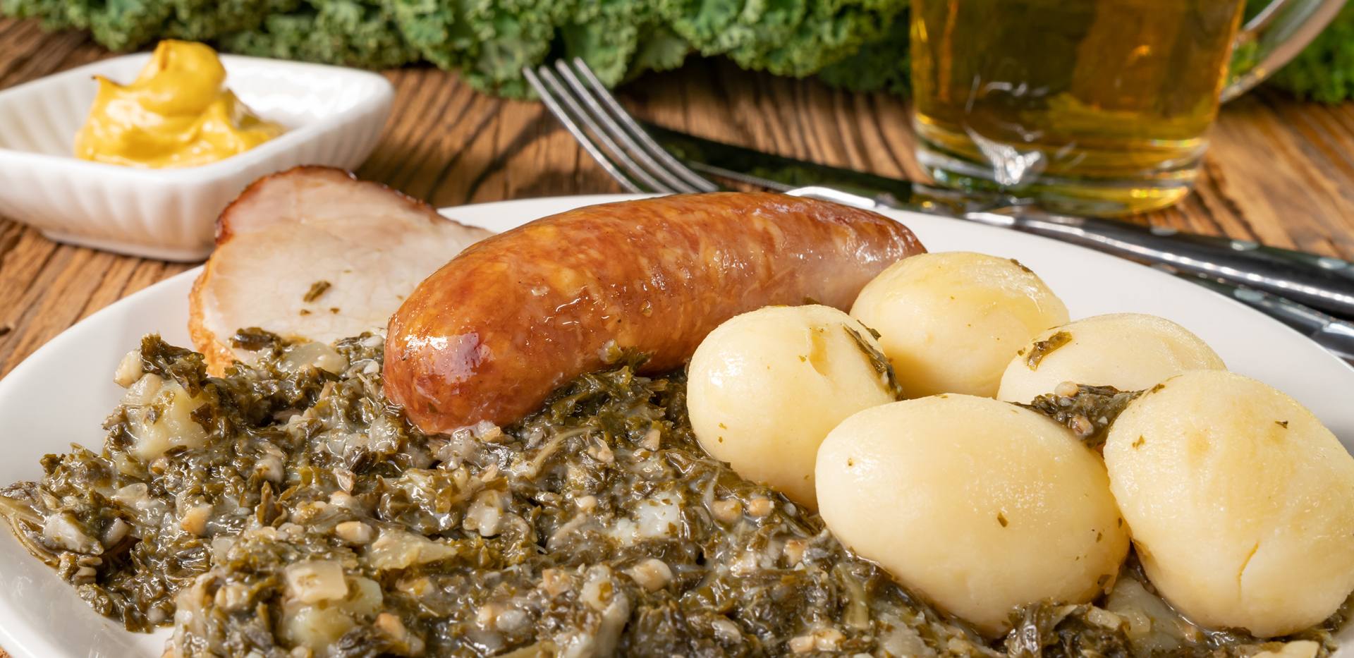 Grünkohl mit Pinkel