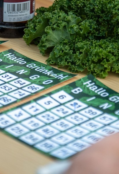 Hallo Grünkohl Bingo Oldenburg Bingokarten bei der Veranstaltung Hallo Grünkohl in Oldenburg