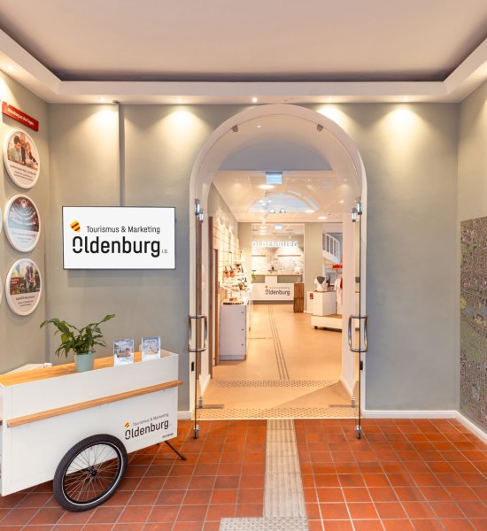 Eingangsbereich Touristinfo Oldenburg