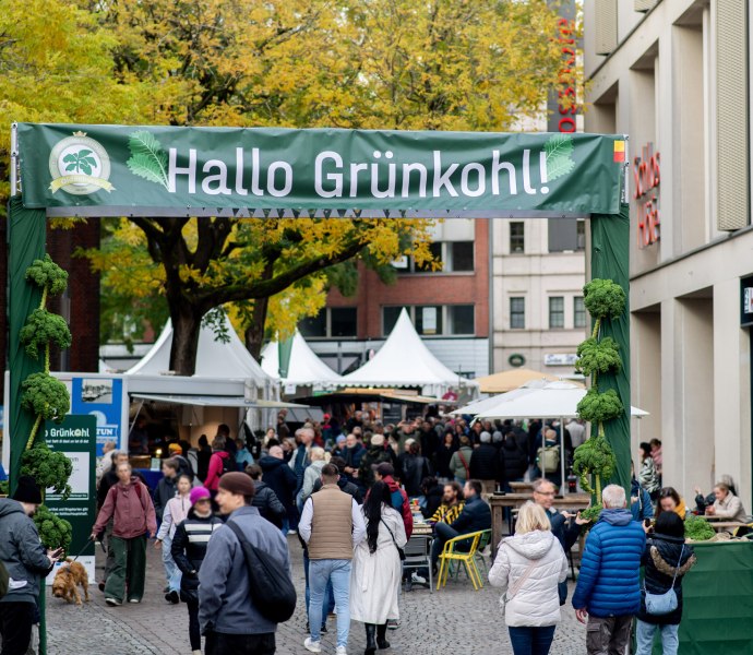 Eingangsbogen zur Veranstaltung Hallo Gr&uuml;nkohl in Oldenburg